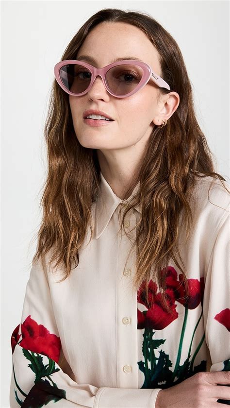 gucci transparent sunglasses|gucci cat eye sunglasses pink.